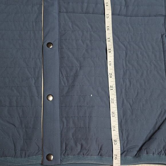 961 NWT A4 Channel Quilted Double Faced Vest Sz Med Teal - Picture 6 of 6